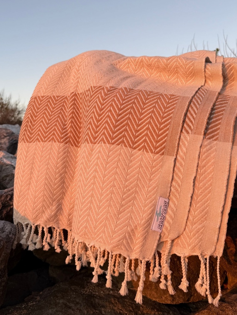 Royal Rag Tan — Salt Rag™ Sand-Resistant Turkish Beach Towel